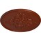 Ekena Millwork Milton Ceiling Medallion (Fits Canopies up to 7 7/8"), Hand-Painted Firebrick, 40 5/8"OD x 1 3/4"P CM40MIFIF - alternate 4